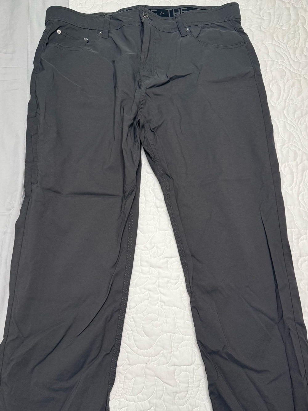Gerry Weber Men's Dark Charcoal Casual Chinos